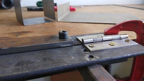 diy sheet metal bending brake|home made sheet metal folder.